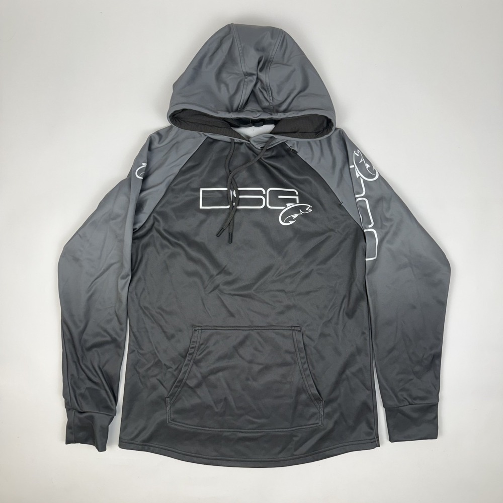Womens DSG Outerwear Starr Technical UPF Black Pullover Hoodie Size Medium GUC